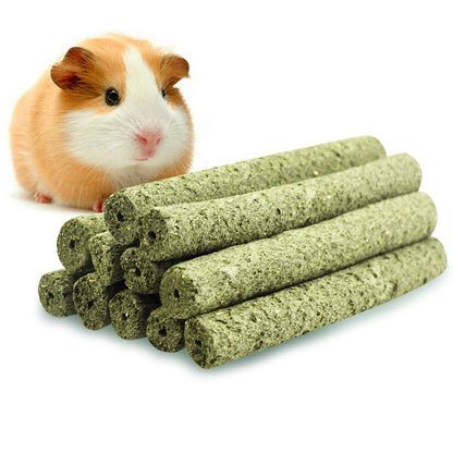 Natural Timothy Hay Chew Sticks for Small Pets