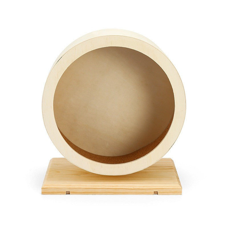 FrayNest SilentGlide™ 12" Wooden Exercise Wheel