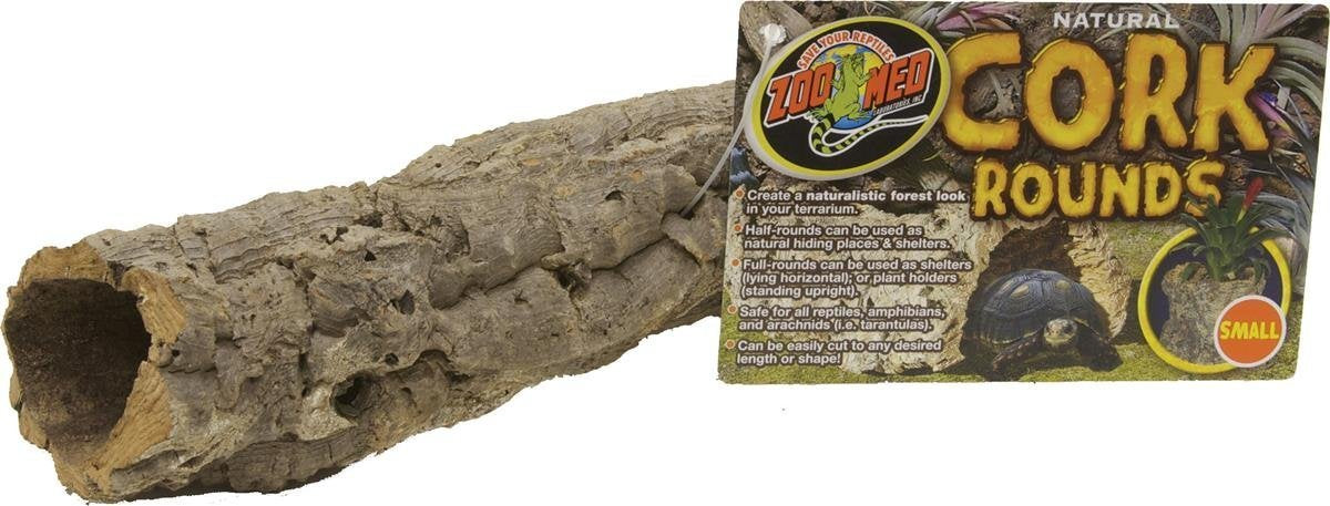 Natural cork bark hamster tunnel product view