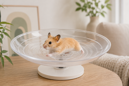 Silent Flying Saucer Exercise Disc for Small Pets