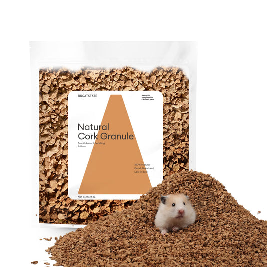 BUCATSTATE Natural Cork Bedding & Habitat Litter – 3L