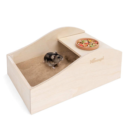 Niteangel Wooden Sand Bath & Dig Box – Medium