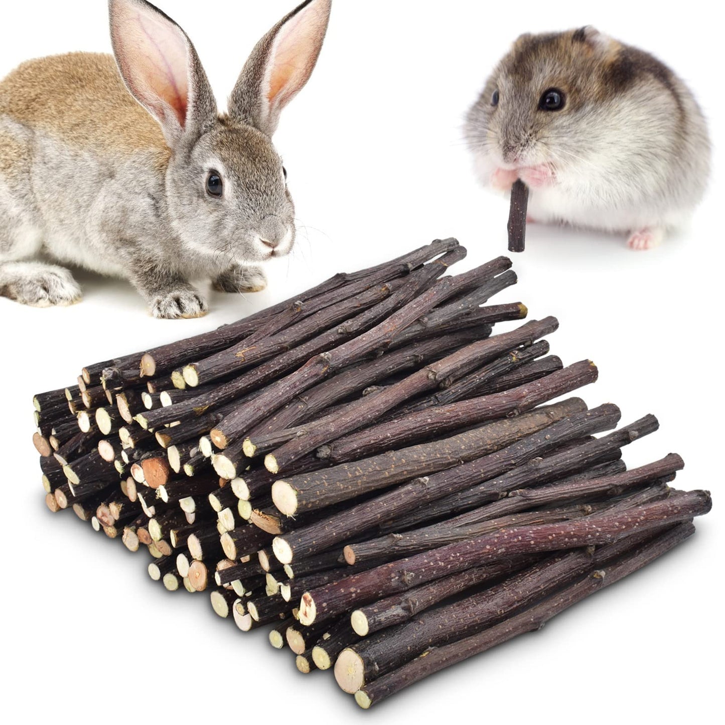 Natural applewood chew sticks product view