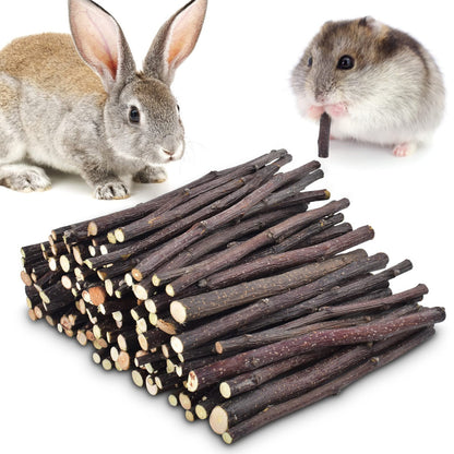 Natural applewood chew sticks product view